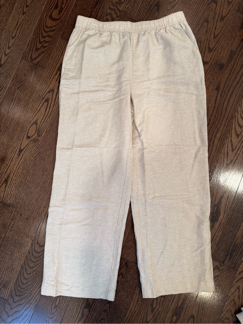 LOFT Pull On Linen Pants